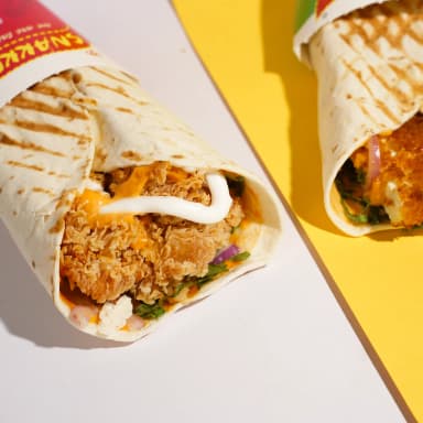 Fast Food menu from Snakkers