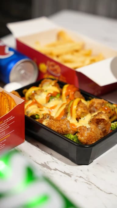Fast Food menu from Snakkers