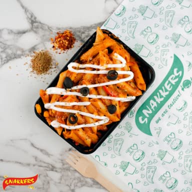 Fast Food menu from Snakkers