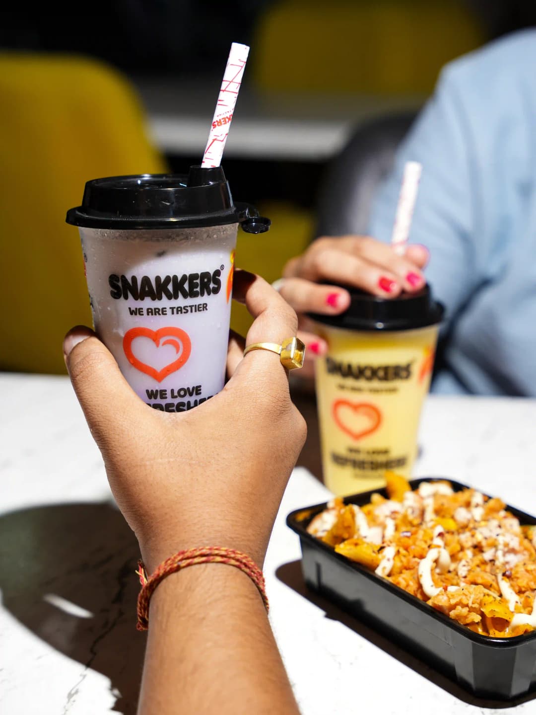 Fast Food menu from Snakkers